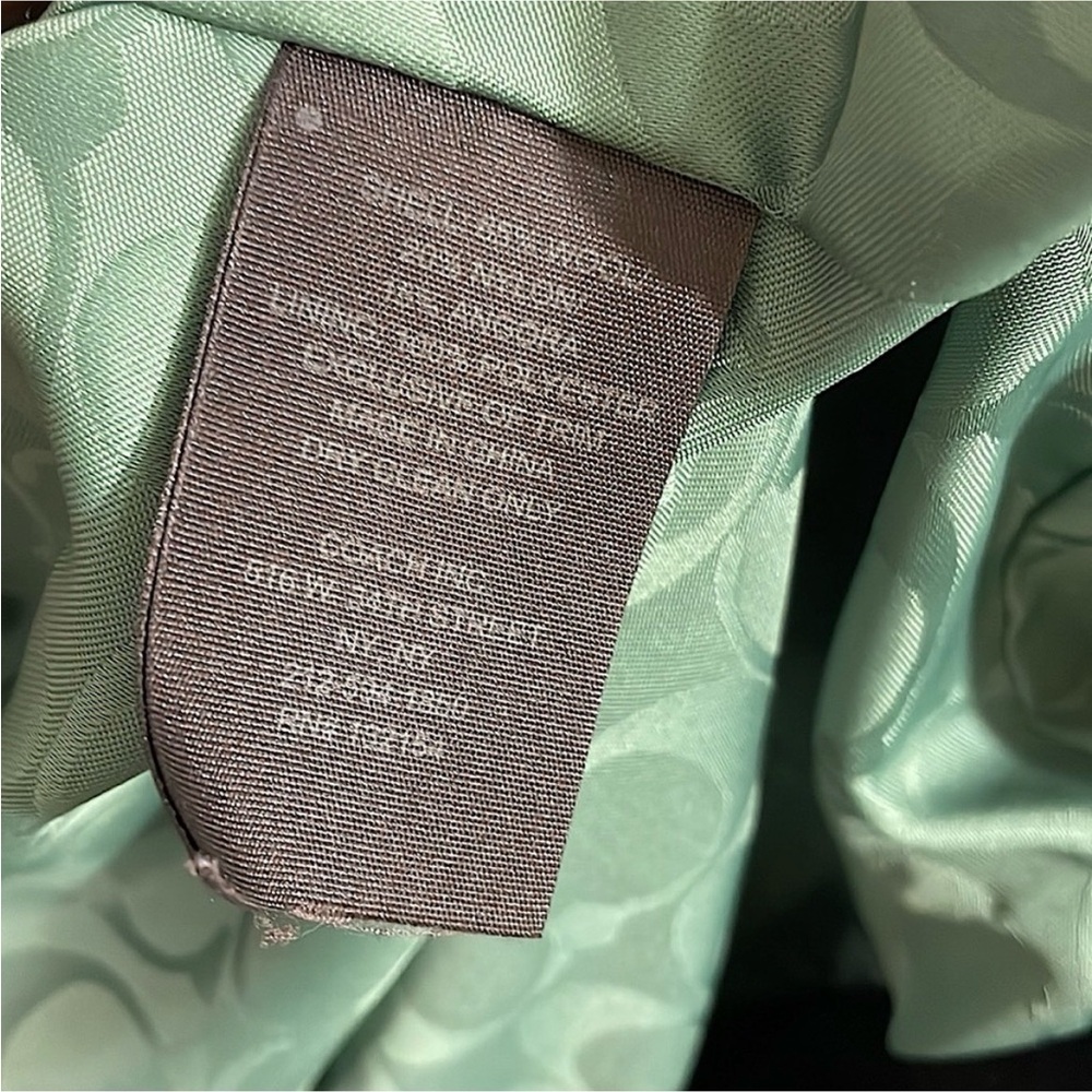 Coach Black Wool & Angora Blend Coat with Gold Buttons - Picture 11 of 14